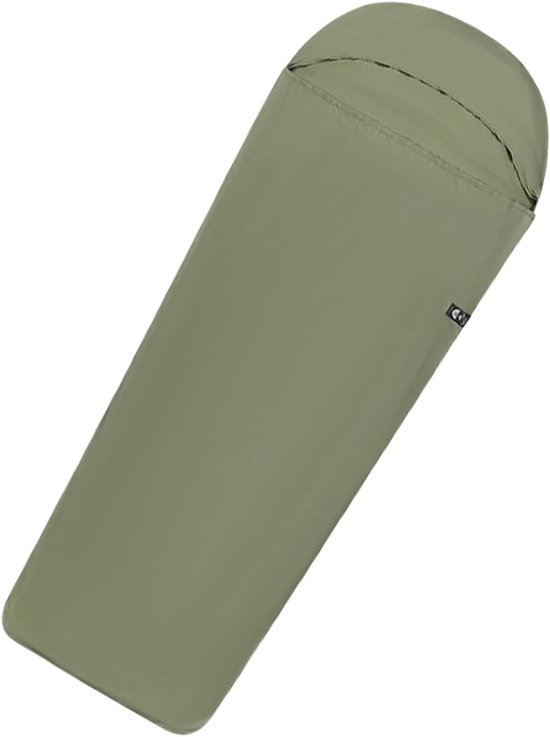 Slaapzak Liner - Reis Slaapzak - Hygiënisch Slapen - Sneldrogend Nylon - 80x210 cm - Groen
