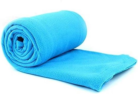 Slaapzak Liner - Reis Slaapzak - Kamperen en Reizen - Met Rits - 183x83 cm - Blauw