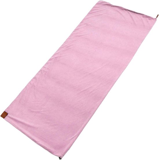 Slaapzak Liner - Reisdeken Kamperen - Kamperen en Reizen - Zacht Fleece Materiaal - 180 x 80 cm - Blauw