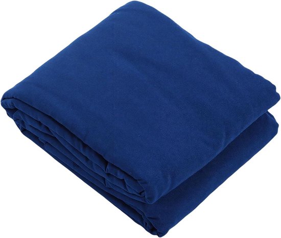 Slaapzak Liner - Reislaken Kamperen - Schoon Slapen - Met Drukknoop - 180x210cm - Blauw