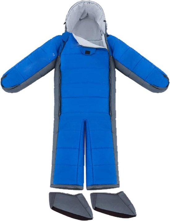 Slaapzak met benen - Draagbare slaapzak - Kamperen en outdoor - Handen en voeten vrij - 190 cm - Niet gespecificeerd
