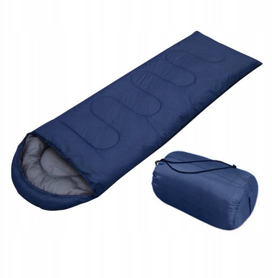 Slaapzak met Capuchon – 2-in-1 Toeristendeken & Enkele Slaapzak – Zwart – Lichtgewicht & Compact voor Kamperen, Backpacken en Outdoor Avonturen van Merkloos
