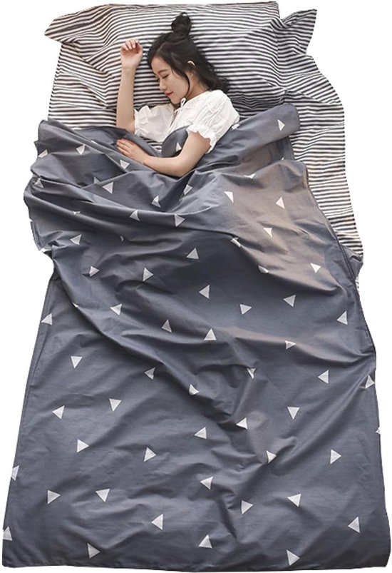 Slaapzak met capuchon voor 3 seizoenen - Ultralicht - Compressiezak - Bonttas - Geschikt voor volwassenen, jongeren en kinderen - Ideaal voor wandelen, kamperen en bergbeklimmen Sleeping Bag van Parbleu