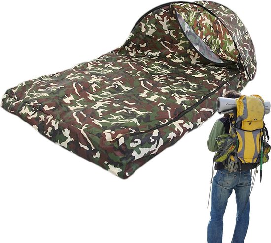 Slaapzak - Netslaapzak - Kamperen en outdoor - Anti-gluren ontwerp - Dubbel - Dubbel