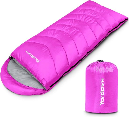 Slaapzak, outdoor, camping, voor vol en kinderen, slaapzakken, zomer, winter, 3-4 seizoenen, dekenslaapzak, ultra light, kleine pakmaat, rijstlaapzak, waterdicht van Merkloos