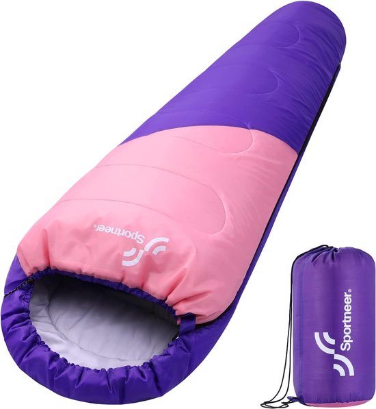 Slaapzak Outdoor Camping Zomerslaapzak Zomerslaapzak Kinderen Volwassenen Ultralichte zomerslaapzakken Lichtgewicht mummieslaapzak voor binnen van Merkloos