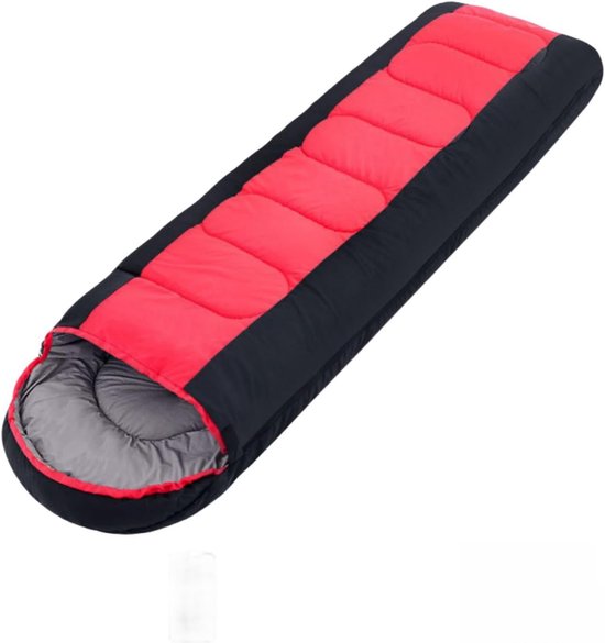 Slaapzak - Outdoor deken - Kamperen en reizen - Waterdicht en winddicht - 233 cm - Rood