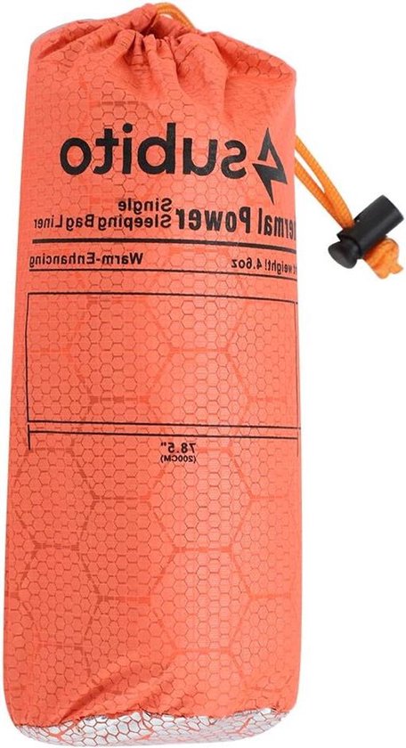 Slaapzak Outdoor - Kampeerzak Wandelzak - Buiten slapen - Waterdicht Ademend Materiaal - 200 x 70 cm - Oranje