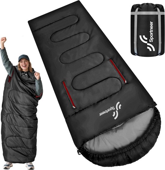 Slaapzak - Polyester - Draagbaar ontwerp - Warmte-isolatie - Voor Volwassenen en Kinderen