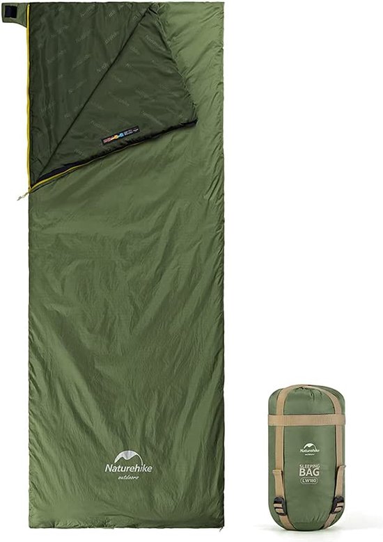 slaapzak / Premium Slaapzak Volwassenen & Kinderen - Warme 3-4 Seizoenen, Waterdichte Lichtgewicht Slaapzak voor Mannen, Vrouwen, Kamperen, Festivals & Buitenshuis met Compressiezak van Merkloos