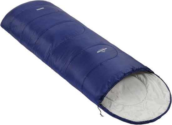 Slaapzak Rechthoekig - Outdoor Deelbaar - Kamperen en Reizen - Waterafstotende Buitenkant - 220 x 72 cm - Blauw