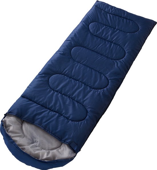 Slaapzak - Slaapzakken - Slaapzakken Volwassen - Mummy Slaapzak - 210 x 75 cm - Comfortzone: 25-20 graden - Inclusief Hoes - Ideaal voor Kamperen, Festivals, Wandelen en Backpacken van Merkloos
