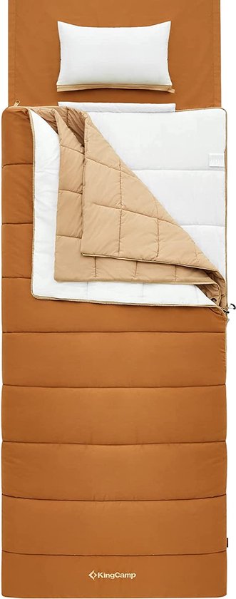 Slaapzak - sleeping bag - camping - tent - warm - duurzaam luxe slaapzak van Merkloos