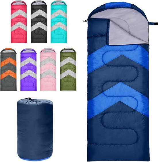 Slaapzak ultralicht compact voor volwassenen - 3-4 seizoenen - licht - waterdicht - kamperen en wandelen van Slaapza