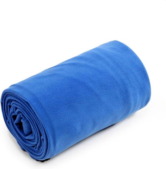 Slaapzak Voering - Camping Deken - Extra Warmte - Dubbelzijdige Rits - 180x80 cm - Blauw