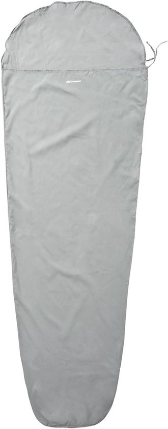 Slaapzak voering - Comfortabel en warm - 1 stuk - Grijs - 225cm x 80cm x 50cm van Merkloos