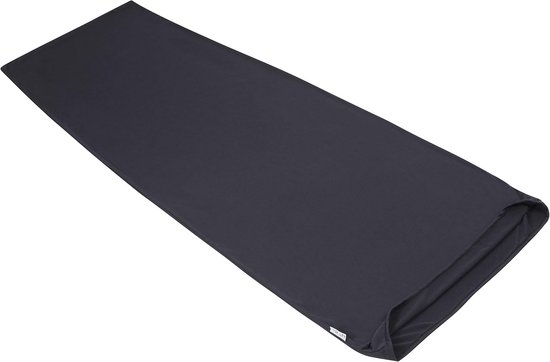 Slaapzak Voering - Reis Laken - Extra Warmte - Thermisch Fleece - 82cm x 185cm - Zwart