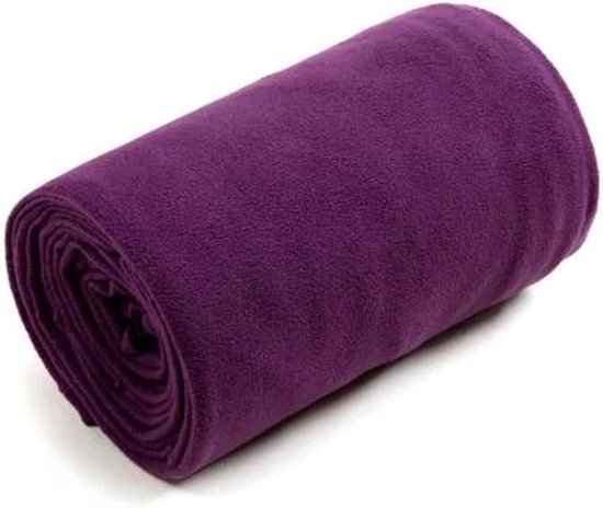 Slaapzak Voering - Reis Laken - Kamperen en Reizen - Extra Warmte - 180 x 75 cm - Paars