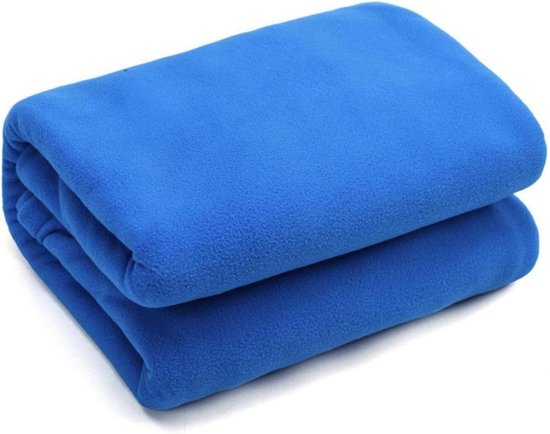 Slaapzak Voering - Reis Laken Liner - Kamperen Wandelen - Dubbelzijdige Rits - 180 x 80 cm - Blauw