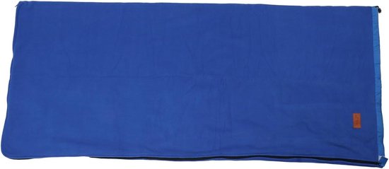 Slaapzak Voering - Reisdeken Liner - Extra Warmte - Extra Dik Fleece - 38x16cm - Blauw