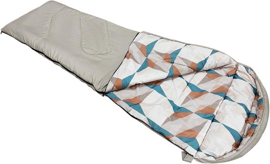 Slaapzak Volwassenen - Camping Slaapzak - Buiten Kamperen - Extra Breed Ontwerp - 58 x 190 cm - Foto Kleur