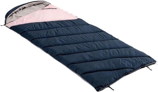 Slaapzak Volwassenen - Campingslaapzak Reisslaapzak - Kamperen en Reizen - Waterdicht en Sneldrogend - (190+30) * 80cm - Roze