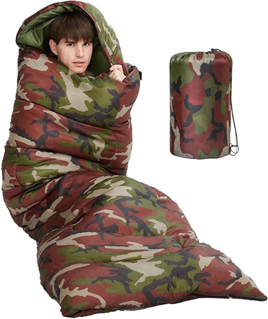 Slaapzak volwassenen - Compacte slaapzak - Buitenavonturen - Ruim comfort ontwerp - 210x75cm - Niet gespecificeerd