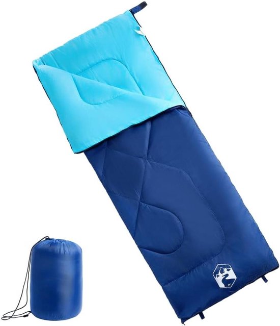Slaapzak Volwassenen - Kampeerslaapzak Outdoor - Kamperen Wandelen - Waterbestendig Vochtbestendig - 190 x 72 cm - Marineblauw Blauw