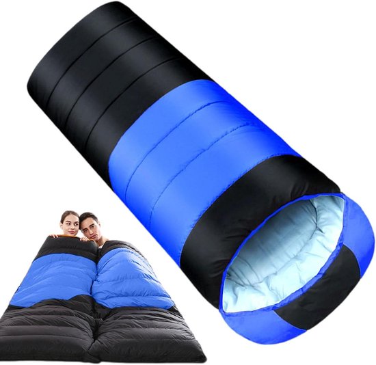 Slaapzak Volwassenen - Kampeerzak Outdoor - Buiten Overnachten - Waterdicht Ademend - 220 x 70 cm - Metaal