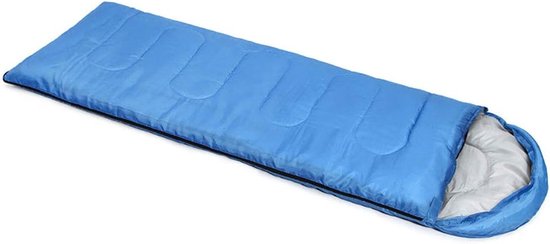 Slaapzak Volwassenen - Kampeerzak Reiszak - Kamperen en Reizen - Waterdicht en Sneldrogend - Lichtgewicht en Draagbaar - Blauw