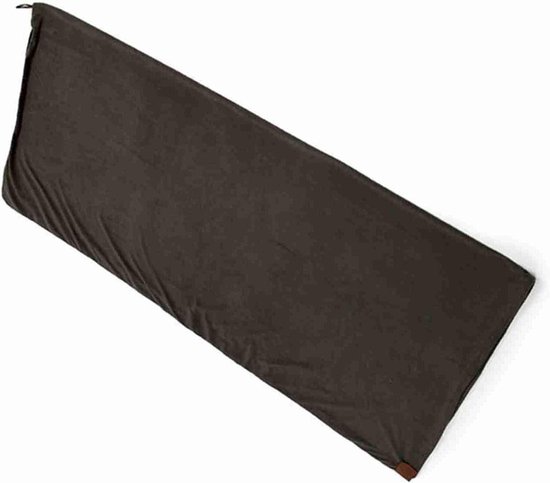 Slaapzak Volwassenen - Lichtgewicht Slaapzak - Kamperen en Buiten - Zachte Fleece Binnenkant - 180 x 80 cm - Grijs