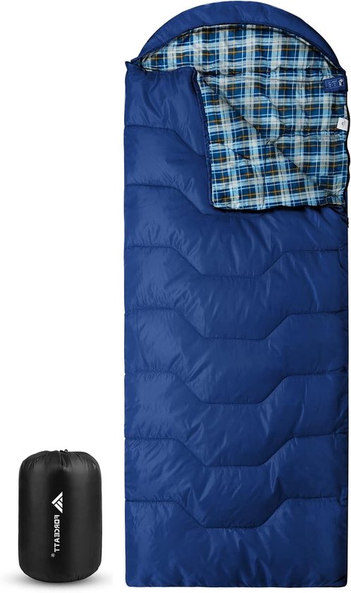 Slaapzak voor 3 Seizoenen, Lichtgewicht en Compact voor Hiking, Kamperen en Buitenactiviteiten, Geschikt voor Volwassenen en Tieners