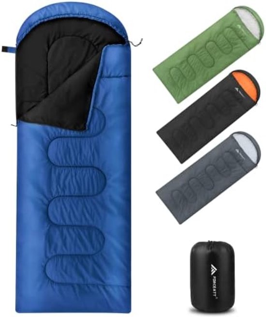 Slaapzak voor 4 seizoenen, kleine verpakking, winterslaapzak, dekenslaapzak, camping, reizen, festival, geschikt voor verschillende seizoenen van Husky