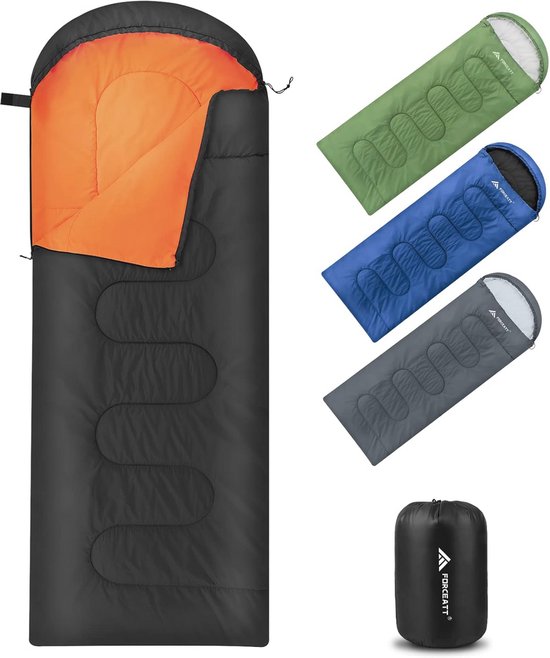 Slaapzak voor 4 seizoenen - Lichtgewicht & Compact - Ideaal voor Camping, Reizen en Festivals