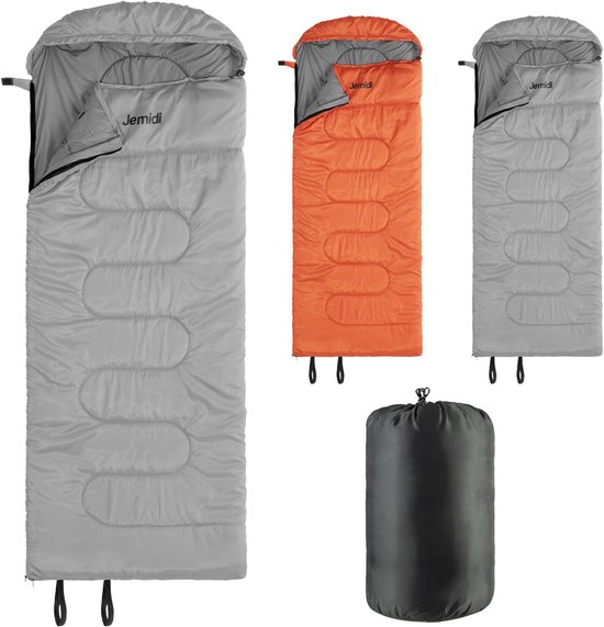 Slaapzak Voor Alle Seizoenen - Ideaal tot -5℃ - Lichtgewicht en Waterdicht - 220x80x10cm van Merkloos