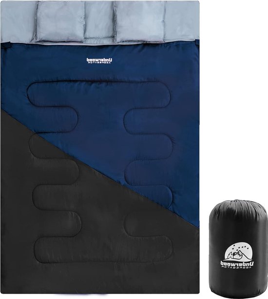 Slaapzak voor kamperen- Kinderen en volwassenen- Lichtgewicht, waterdicht, warm- 2 persoons, vrouwen van Slaapza