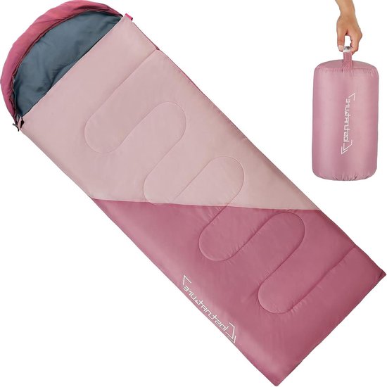 Slaapzak voor Kamperen - Lichtgewicht Outdoor Casual Rechthoekige Slaapzak met Kleine Verpakking voor Volwassenen Dames Heren Wandelen Sporten Bergbeklimmen van Merkloos