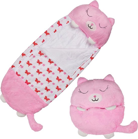 Slaapzak voor kinderen, 125 x 46 cm, 2-in-1 slaapzak voor kinderen, voor jongens en meisjes van Limeow