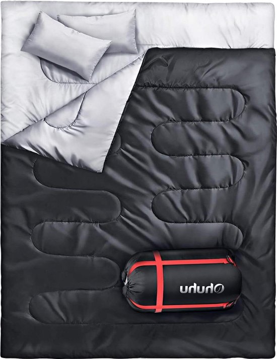 Slaapzak voor volwassenen - 220 x 150 cm - Zomer - Dubbele ritssluitingen - Camping - Lichtgewicht Slaapzak van Slaapza