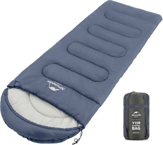 Slaapzak voor Volwassenen - Dubbele en Ultra Lichtgewicht, 3 Seizoenen, 220x85cm - Compact en Comfortabel voor Kamperen en Wandelen van Merkloos
