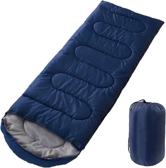 Slaapzak voor volwassenen en kinderen - 4 seizoenen - camping - waterdicht - ademend - ultralicht met draagtas - zomer/winter - outdoor - reizen - trekking - comfortabele slaapervaring van Merkloos