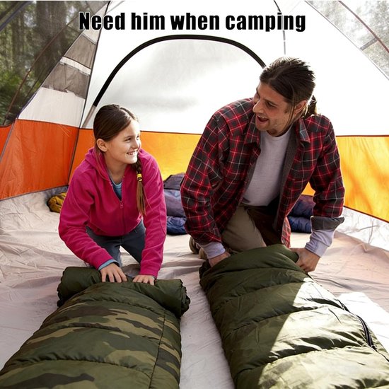 Slaapzak voor Volwassenen en Kinderen, 4 Seizoenen, Waterdicht en Ademend, Ultralicht voor Camping, Trekking en Outdoor Avonturen