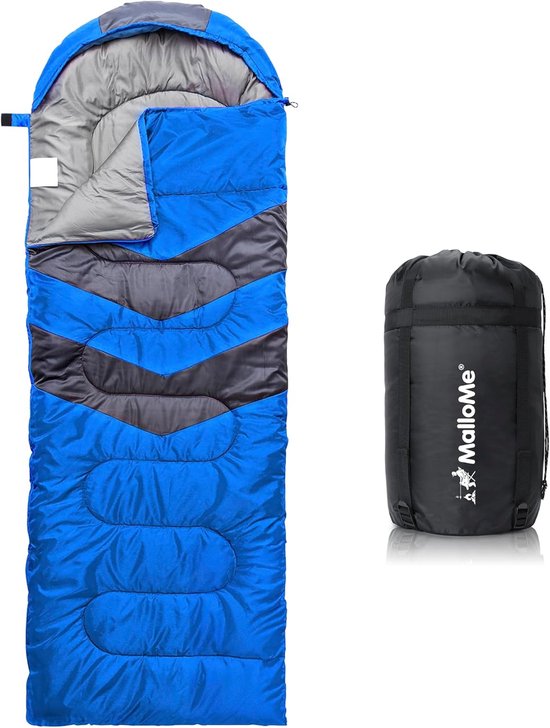 Slaapzak voor Volwassenen en Kinderen - Ultralichte, Waterdichte 3-4 Seizoen Camping Slaapzak - Klein en Lichtgewicht Backpacken van Merkloos