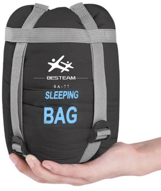 Slaapzak voor Warm Weer, Draagbaar en Waterdicht, Compact en Opvouwbaar voor Kamperen en Backpacken van Merkloos