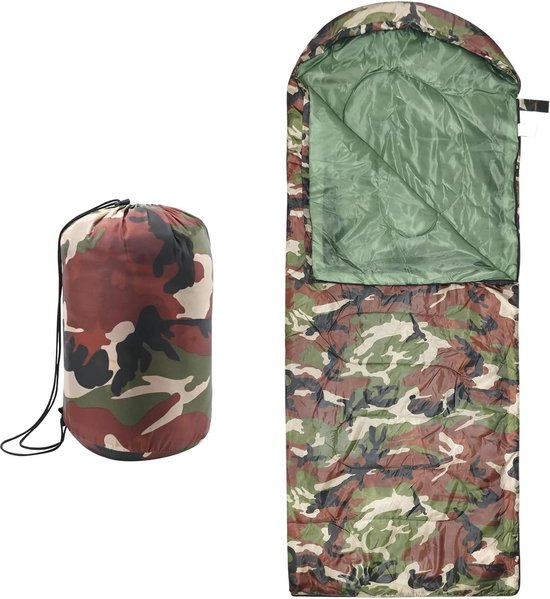 Slaapzak winter 4 seizoenen 0 ~ 20 °C dekenslaapzak voor volwassenen (210 x 80 cm) waterafstotende slaapzak kleine verpakkingsmaat voor outdoor rugzakreizen kamperen wandelen en reizen Slaapzak voor camping van Slaapza