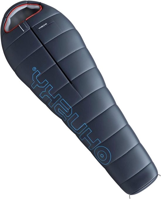 Slaapzak - Winterzak - Kamperen - Hoge Warmte Isolatie - 220 cm - Grijs