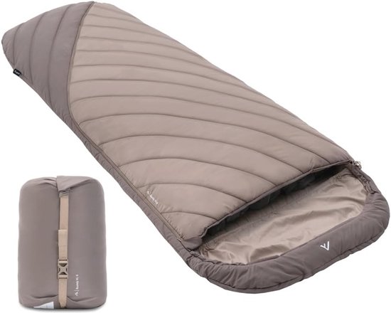 Slaapzak XXL voor volwassenen en jongeren - 3 seizoenen, 8-25 °C, extra breed en comfortabel van Unipride