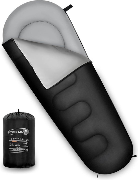 Slaapzak Zomer Lente Herfst voor Reizen Kamperen Wandelen - Mummieslaapzak voor Toerisme en Outdoor Activiteiten van LifeGoods