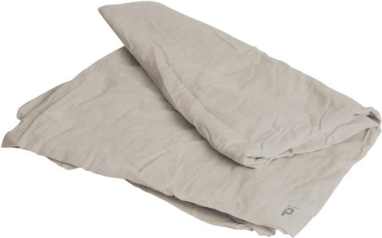 Slaapzakhoes Katoen - Lakenhoes Reis - Comfortabel Slapen - Verhoogt Warmte - 200 x 80 cm - Zilver