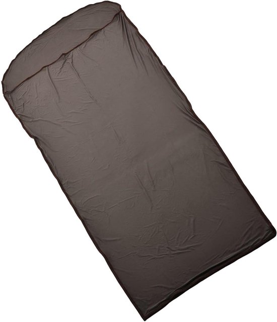 Slaapzakvoering - Reislaken - Kamperen en reizen - Ultralicht polyester - 200x80cm - Oranje